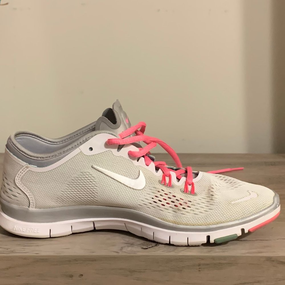 Women Nike Free 5.0 TR Fit 4 White Pink Size 8 - Picture 5 of 15